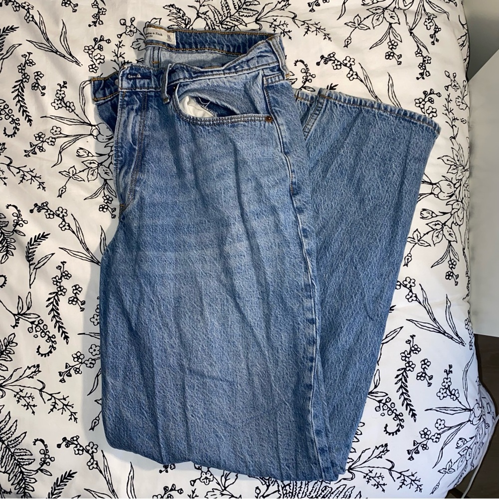 Abercrombie wide baggy jeans